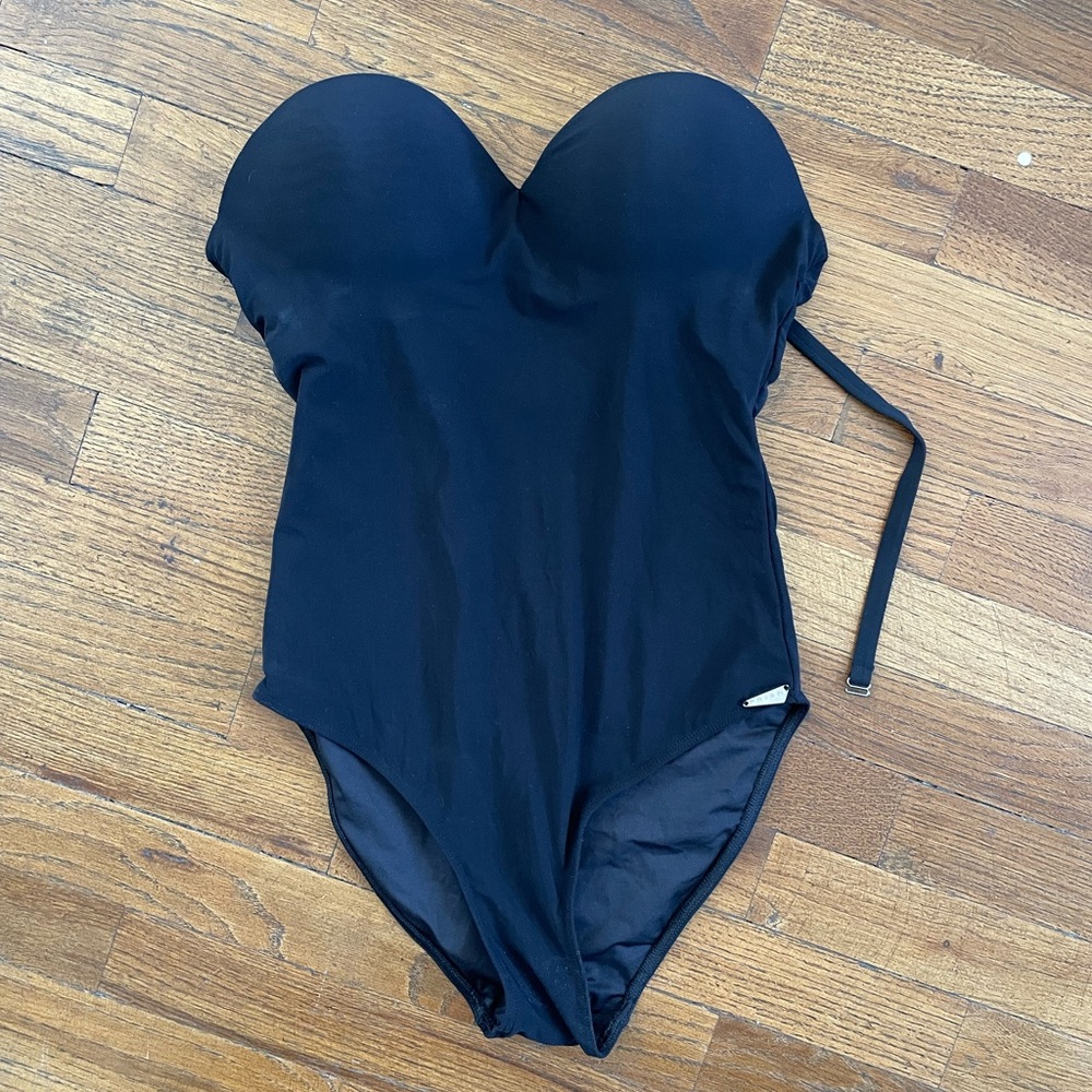 PRISM Black Strapless Swimsuit
